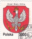 Stamps Poland -  escudo aguilar real
