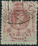 Stamps : Europe : Spain :  Alfonso XIII. Tipo Medallón