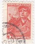 Stamps Russia -  obrero