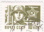 Stamps Russia -  soldado