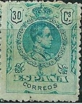Stamps : Europe : Spain :  Alfonso XIII. Tipo Medallón