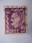Stamps Norway -  King Haakon VII (M/398)