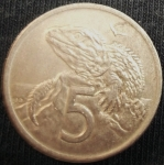 monedas de Oceania - Nueva Zelanda -  1974 (Reverso)
