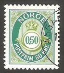 Sellos de Europa - Noruega -  Corneta Postal