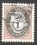 Stamps : Europe : Norway :  Corneta Postal