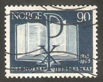 Sellos de Europa - Noruega -  496 - 150 anivº de la Sociedad Bíblica