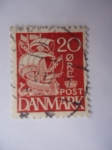 Stamps Denmark -  Caravela