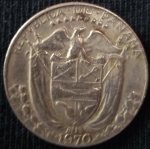 monedas de America - Panam� -  1970 (Anverso)