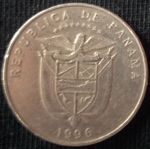 monedas de America - Panam� -  1996 (Anverso)