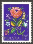 Stamps Poland -  Flor