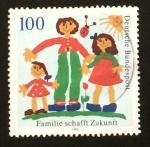Sellos de Europa - Alemania -  La familia