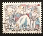 Stamps Czechoslovakia -  30 años del teatro Bratislava
