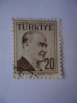 Stamps Turkey -  Mustafa Kemal Ataturk-1881-1938-