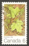 Sellos de America - Canad -  457 - Hojas en Verano