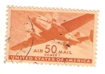 Sellos del Mundo : America : Estados_Unidos : united states of america / air 50 cents mail