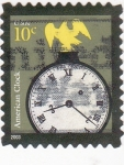 Stamps United States -  reloj