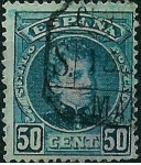 Stamps Europe - Spain -  Alfonso XIII. Tipo Cadete