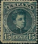 Stamps Europe - Spain -  Alfonso XIII. Tipo Cadete