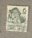 Stamps : America : Mexico :  Monumento conmemorativo camino Mejico Guadalajara