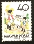 Stamps Hungary -  Miller, su hijo y el burro