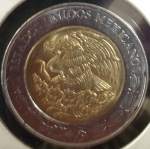monedas de America - M�xico -  2008 (Reverso)
