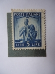Stamps Italy -  Familia.