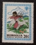 Sellos de Asia - Mongolia -  Pastor