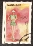 Stamps Nagaland -  Munich 72 - Marcha