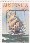Stamps Australia -  velero Cutty Sark