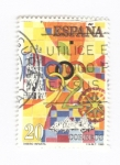 Stamps Spain -  Diseño infantil. Barcelona 92