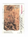 Sellos de Europa - Espa�a -  Navidad 1994. Adoración de los Reyes ( Ripoll)