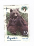 Sellos de Europa - Espa�a -  Fauna española en peligro de extinción. Oso pardo