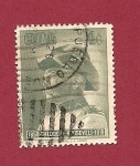 Stamps : America : Cuba :  Uniformes Militares -Theodore Roosevelt con uniforme de caballeria