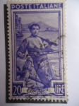 Stamps Italy -  La Sciabica - Campania.