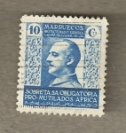 Stamps : Africa : Morocco :  Pro Mutilados