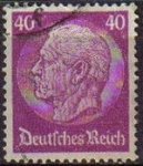 Stamps Europe - Germany -  DEUTSCHES REICH 1933 Scott427 SELLO 85 Cumpleaños de Von Hindenburg Usado ALEMANIA Michel524