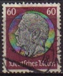 Stamps Germany -  DEUTSCHES REICH 1933 Scott429 SELLO 85 Cumpleaños de Von Hindenburg Usado ALEMANIA Michel526
