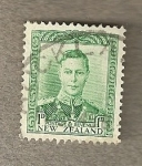 Stamps : Oceania : New_Zealand :  Rey Jorge VI