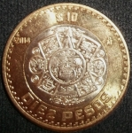 monedas de America - M�xico -  2014 (Anverso)
