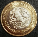 monedas de America - M�xico -  2014 (Reverso)