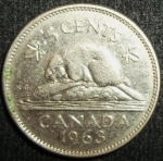 monedas de America - Canad� -  1963 (Reverso)