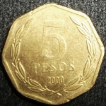 monedas de America - Chile -  2000 (Reverso)