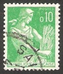 Stamps France -  1231 - Mujer segadora