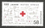 Stamps Germany -  2825 - 150 anivº de la Cruz Roja