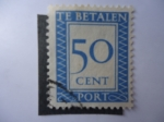 Stamps Netherlands -  Te Betalen- Cifra - A Pagar- Países Bajos.