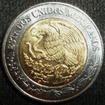 monedas de America - M�xico -  2013 (Reverso)