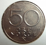 monedas de Europa - Noruega -  1979 (Reverso)