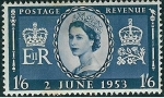 Sellos de Europa - Reino Unido -  Coronación de la Reina Isabel II