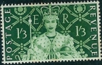 Stamps United Kingdom -  Coronación de la Reina Isabel II
