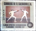 Stamps El Salvador -  Intercambio 0,20 usd 30 cents. 1977